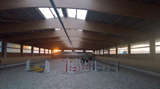Foto: Die 20m*60m Reithalle - Fotograf: Privat