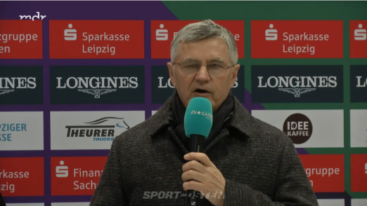 Foto: Otto Becker bei der Pressekonferenz am 16. Januar 2024 in Leipzig