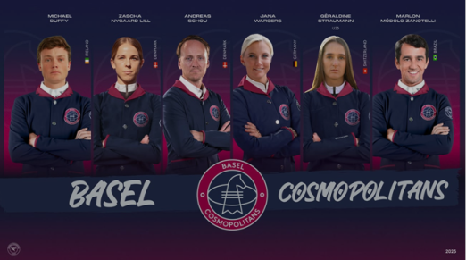 Foto: Das 2025er-GCL-Team der Basel Cosmopolitans - Fotograf: GCL