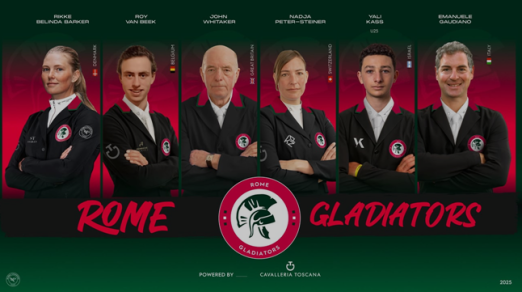 Foto: Das neue Team Rome Gladiators powered by Cavalleria Toscana - Fotograf: GCL