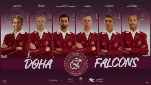 Foto: Das 2025er-Team Doha Falcons - Fotograf: GCL