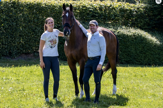 Foto: Lisa Fundis, Coby und Philipp Weishaupt - Fotograf: Beerbaum Stables