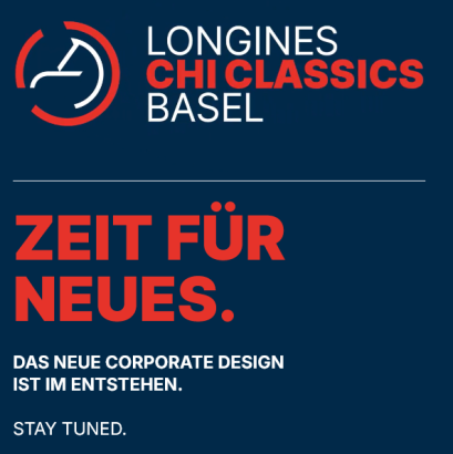 Foto: Das neue Corporate Designe der LONGINES CHI CLASSICS BASEL ist im enstehen. ...