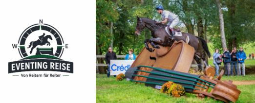 Foto: Der Brite Harry Meade beim Überwinden eines typischen Le Lion d'Angers-Hindernisses – Fotograf: Libby Law Foto: Der Brite Harry Meade beim Überwinden eines typischen Le Lion d'Angers-Hindernisses – Fotograf: Libby Law