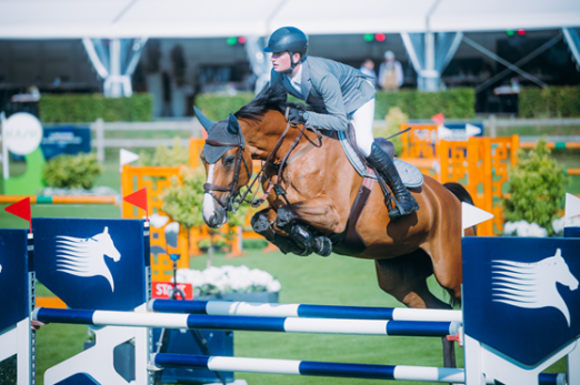 Foto: Ciarán Nallon und Casalla Blue PS bei der heimischen LGCT Etappe in Riesenbeck. - Fotograf: Anna Theilen