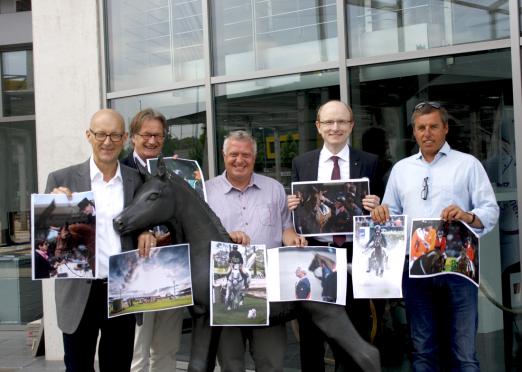 Foto (v.l.): Andreas Müller, Frank Kemperman, Dirk Caremans, Erich Timmermanns und Ludo Philippaerts