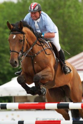 Auch Österreichs Publikumsliebling Hugo Simon lässt sich das CSI3* im GHPC nicht