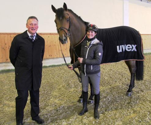 Foto: Jörne Sprehe mit dem Fürther Oberbürgermeister Dr. Thomas Jung - Fotograf: Birgit Gaßner