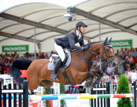 Foto: Steve Guerdat mit Nino des Buissonnets - Fotograf: Thoms Lehmann