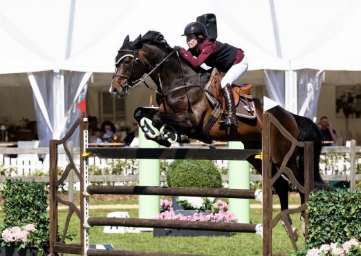 Foto: Mit Zenzero am Schnellsten im klassischen Springen Kl. S* in Bremen-Oberneuland: Brianne Beerbaum - Fotograf: Thomas Hellmann