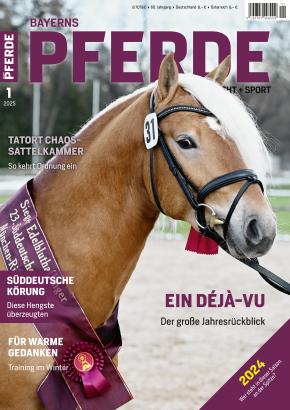 Foto: Titelseite BAYERNS PFERDE Zucht + Sport 01/2025