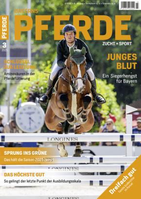 Foto: Titelseite BAYERNS PFERDE Zucht + Sport 03/2025