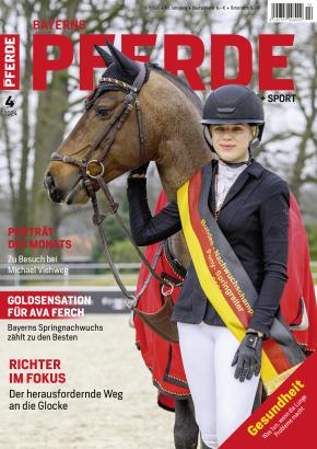 Foto: Titelseite BAYERNS PFERDE Zucht + Sport 04/2024