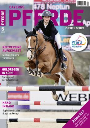 Foto: Titelseite BAYERNS PFERDE Zucht + Sport 05/2025