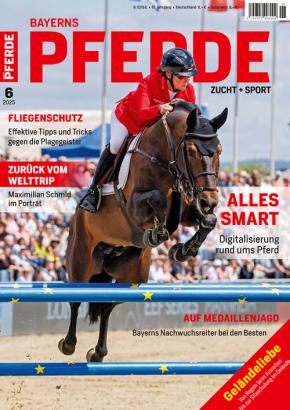Foto: Titelseite BAYERNS PFERDE Zucht + Sport 06/2025