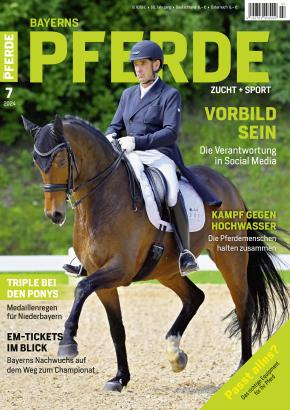 Foto: Titelseite BAYERNS PFERDE Zucht + Sport 07/2024