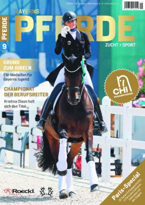 Foto: Titelseite BAYERNS PFERDE Zucht + Sport 09/2024
