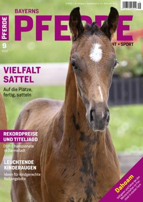 Foto: Titelseite BAYERNS PFERDE Zucht + Sport 09/2025