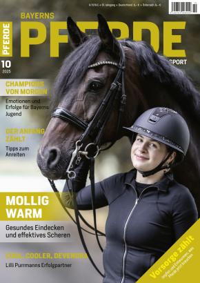 Foto: Titelseite BAYERNS PFERDE Zucht + Sport 10/2025
