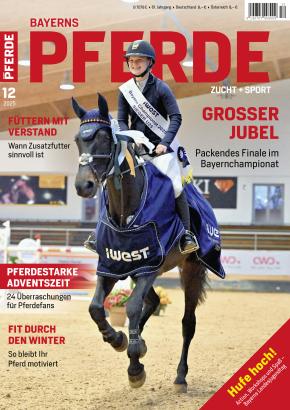 Foto: Titelseite BAYERNS PFERDE Zucht + Sport 12/2025