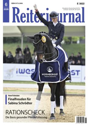 Foto: Titelseite Reiterjournal 06/2026 Foto: Titelseite Reiterjournal 06/2026