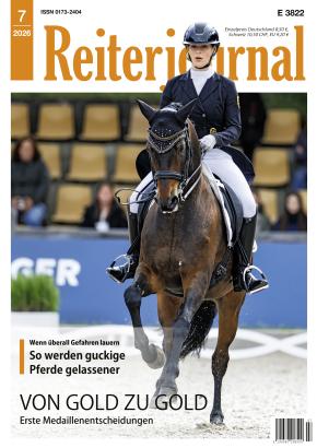 Foto: Titelseite Reiterjournal 07/2026 Foto: Titelseite Reiterjournal 07/2026