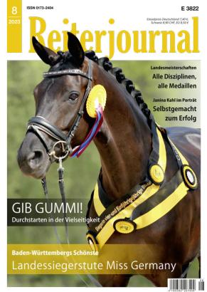 Foto: Titelseite Reiterjournal 08/2023