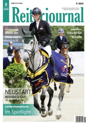 Foto: Titelseite Reiterjournal 08/2025