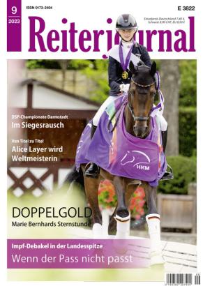 Foto: Titelseite Reiterjournal 09/2023