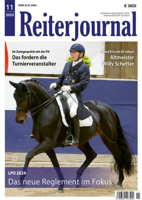 Foto: Titelseite Reiterjournal 11/2023