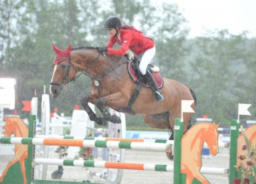 Foto: Der Young Rider Grand Prix geht an Tschechiens Barbora Tomanova - Fotograf: Fotoagentur Dill