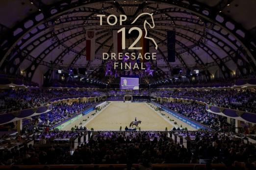 Foto: Das „Top 12 Dressage Final“ supported by Circle of Excellence – das neue Dressurhighlight beim Internationalen Festhallen Reitturnier Frankfurt - Fotograf: schafhof connect