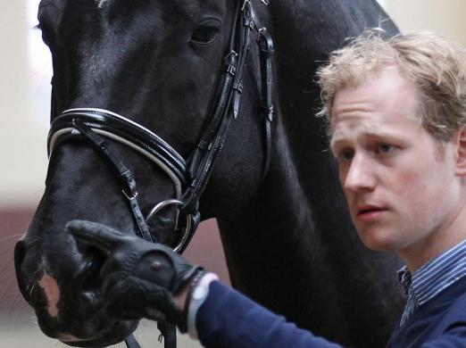 Foto: Während der Zwangspause soll Totilas von Raths Vater und Trainer Klaus Rath geritten werden - Fotograf: Friso Gentsch - dpa