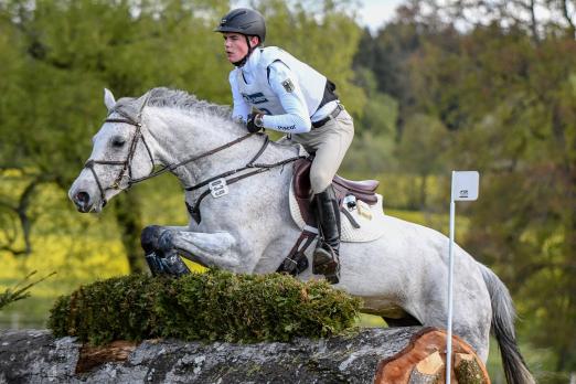 Foto: Nach dem XC an der Spitze des Feldes im CCIOJ2*-L: Konstantin Harting/Cigaline - Fotograf: equistock.de/Waldenmaier