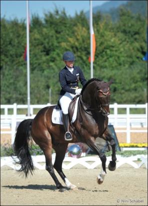 Foto: Isabell Werth (GER) und Der Stern OLD holten beim dritten Start den dritten Sieg - Fotograf: Nini Schäbel