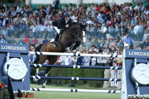 Foto: Marcus Ehning und Plot Blue - Fotograf: Stefano Grasso/LGCT