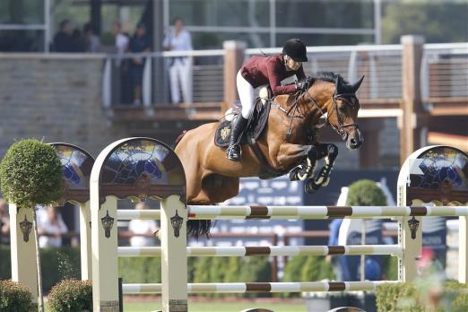 Foto: Edwina Tops-Alexander mit Lintea Tequila - Fotograf: LGCT/Stefano Grasso