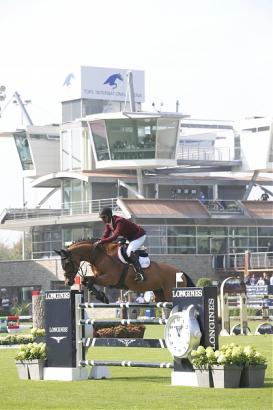 Foto: Sheikh Ali Bin Khalid Al Thani mit Vienna Olympic - Fotograf: LGCT/Stefano Grasso