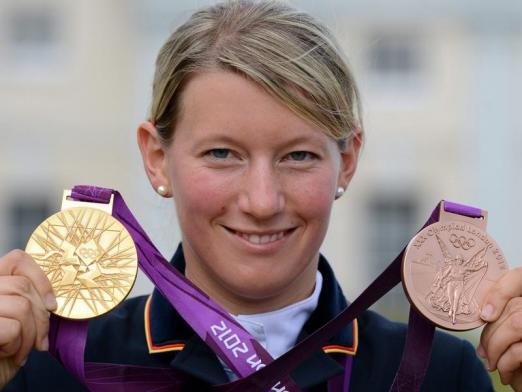 Foto: Sandra Auffarth erlebte eine emotionale Rückkehr. - Fotograf: Jochen Lübke - dpa