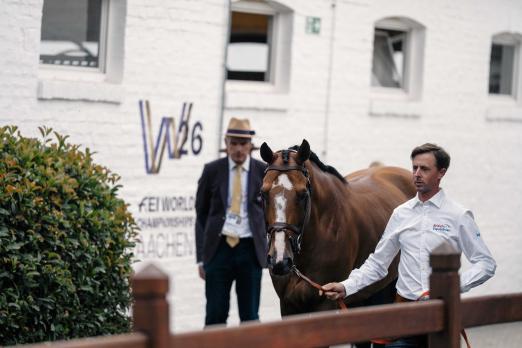 Foto: Der Brite Ben Maher, Mannschafts-Olympiasieger von 2024, und Point Break sind fit und bereit für die FEI Jumping World Championship - Fotograf: ALRV/Camille Peter - MovingMemories Foto: Der Brite Ben Maher, Mannschafts-Olympiasieger von 2024, und Point Break sind fit und bereit für die FEI Jumping World Championship - Fotograf: ALRV/Camille Peter - MovingMemories