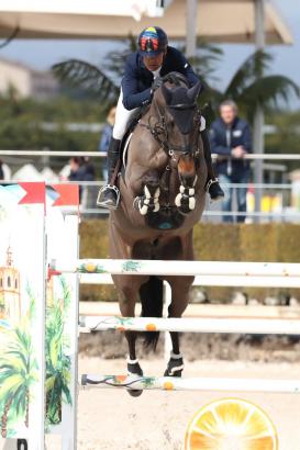 Foto: Carlos Lopez Lizarazo und sein WM-Pferd Admara sicherten sich in der Master Tour einen Sieg - Fotograf: ACP Pantel