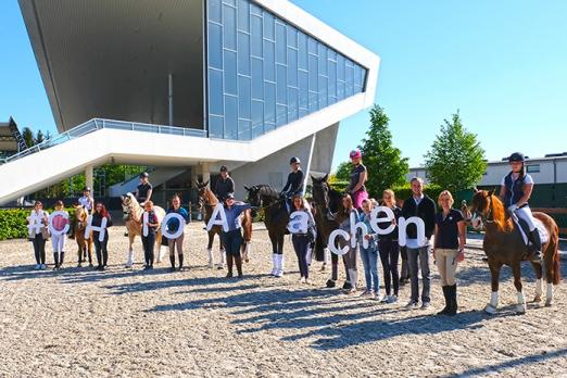 Foto: Zeigt das erste Bloggertreffen im Vorjahr - Fotograf: CHIO Aachen/ Strauch 
