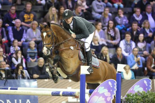 Foto: Der Däne Emil Hallundbaek gewann die EY-Cup-Qualifikation in Oldenburg 2015 - Fotograf: Lafrentz