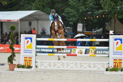 Foto: Kathrin Eckermann ist auch 2014 bei der Paderborn Challenge dabei, so wie hier mit Firth of Lorne. - Fotograf: Karl-Heinz Frieler