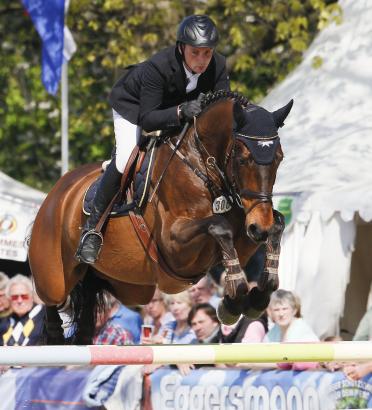 Foto: Eoin Ryan und Tuja gewannen 2014 den ersten internationalen Großen Preis in Bad Segeberg. - Fotograf: Otto Kasch