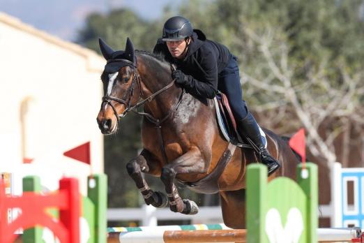 Foto: Danny Dunne from Great Britain was the lucky winner of CES Valencia Tours Young Horse Final - Fotograf: Frank Fotistica