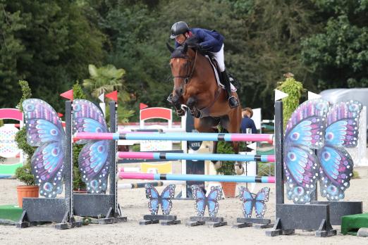 Foto: Landete zwei Siege in Schnarup Thumby: Takashi Shibayama Haase hier mit Casallantum - Fotograf: ACP Andreas Pantel