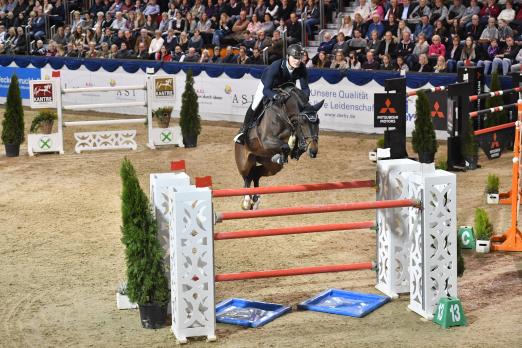 Foto: Maurice Tebbel und Don Diarado flogen zum Sieg im Großen K+K Preis in Münster - Fotograf: Fotodesign Feldhaus