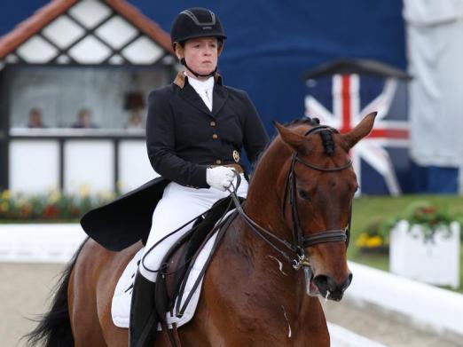 Foto: Die Dressurreiterin Isabell Werth will auf Don Johnson die Olympia-Qualifikation schaffen - Fotograf: Friso Gentsch - dpa