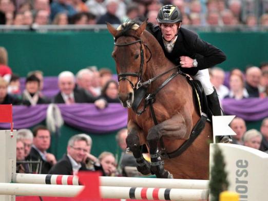 Foto: Marcus Ehning und Sabrina - Fotograf: Jan Woitas - dpa